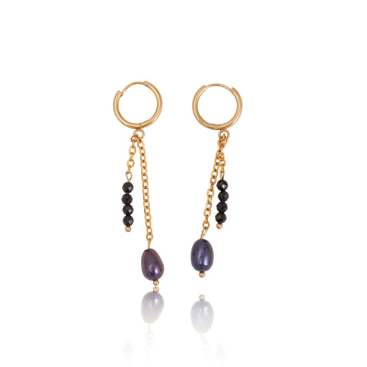 Náušnice s říční perlou Unbothered