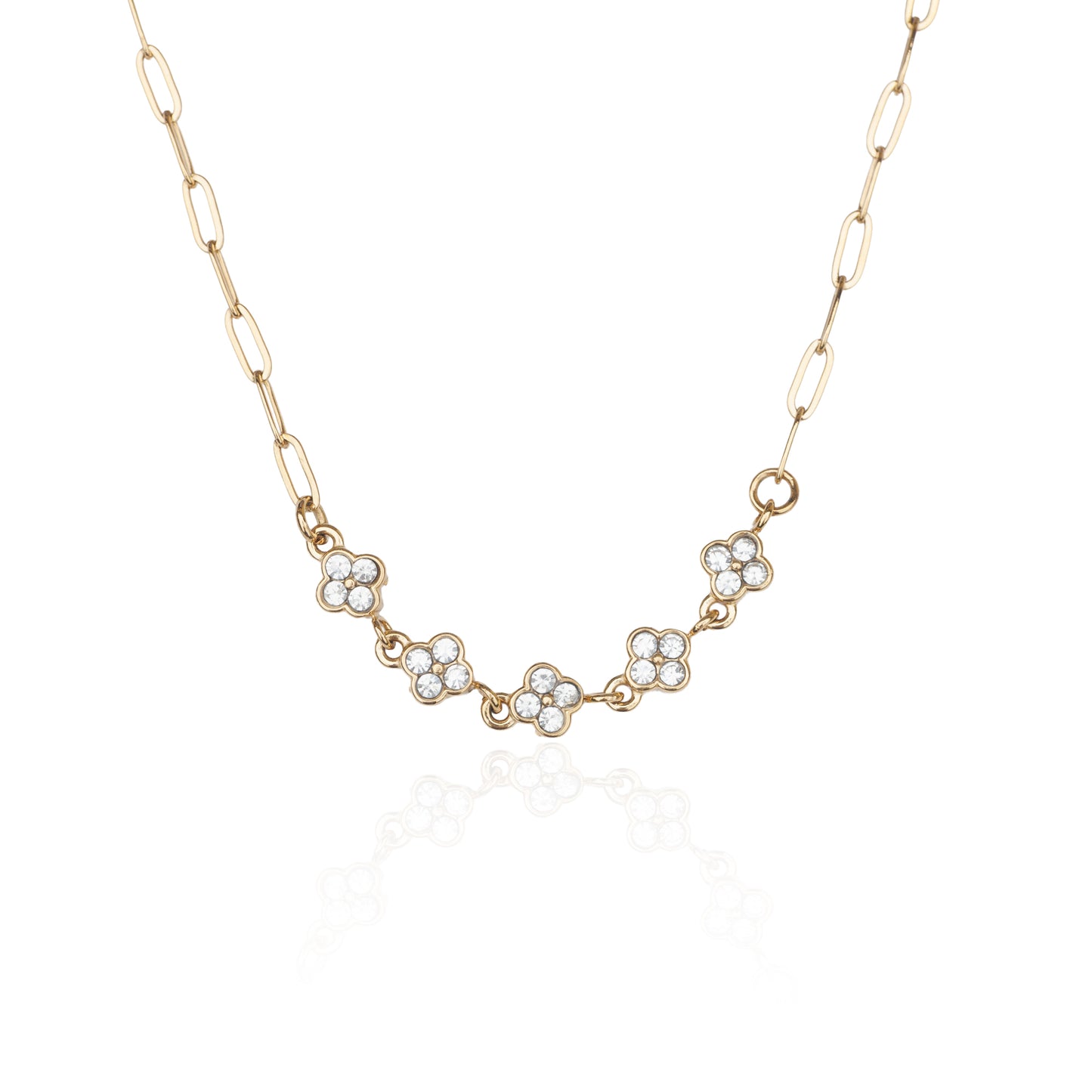 Náhrdelník s kytičkami Glimmer chain