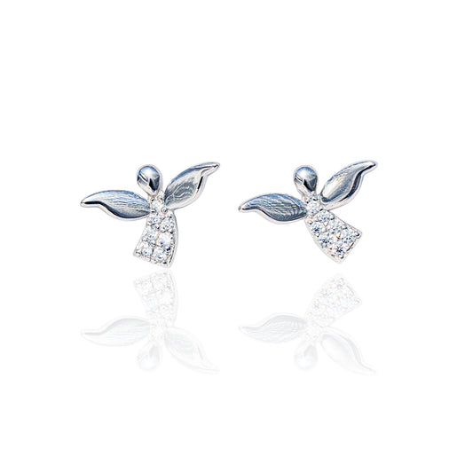 Stříbrné náušnice Angel Glow – andílci pro tvoje každodenní zázraky