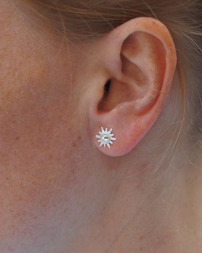 Stříbrné náušnice Sluníčka - Sunlight spark