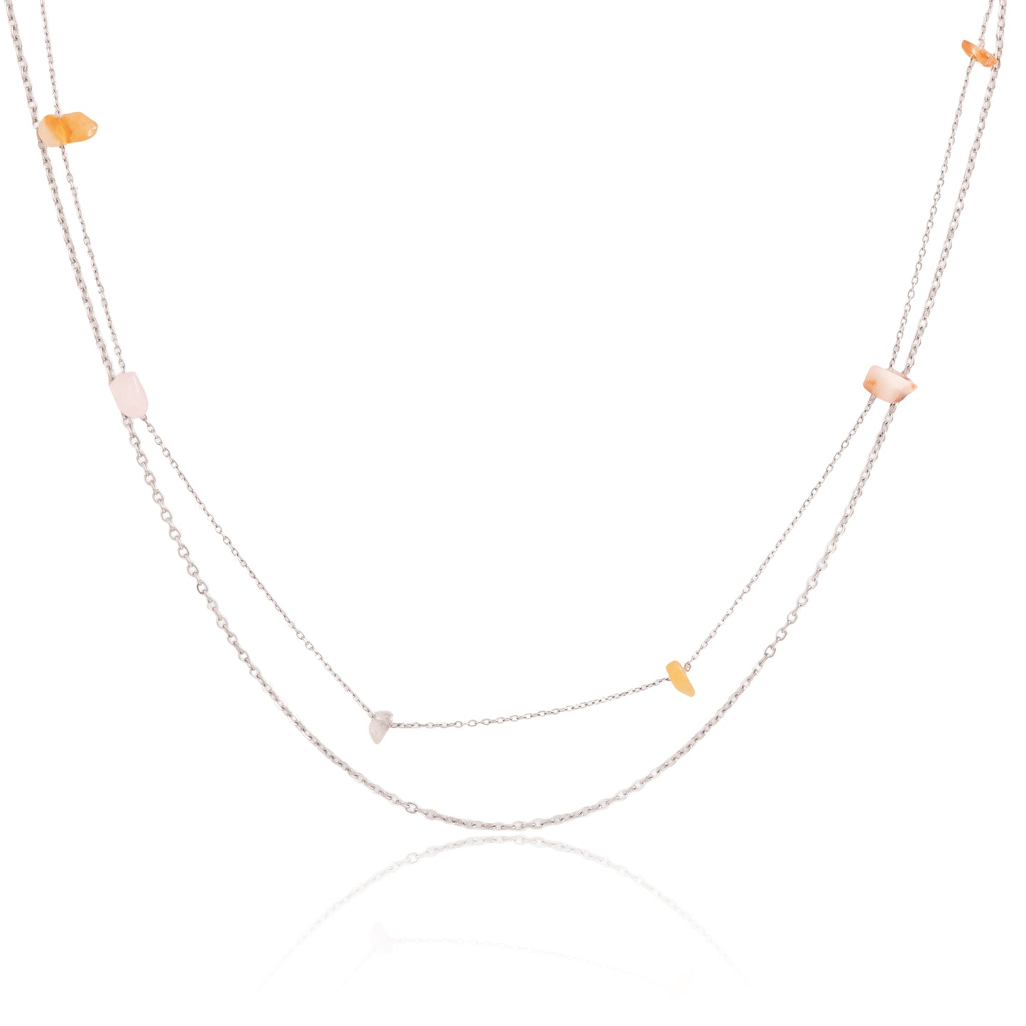 Náhrdelník Soul stones s růženínem a karneolem