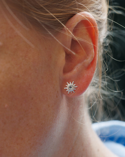 Stříbrné náušnice Sluníčka - Sunlight spark