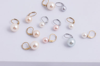 Náušnice s pelou Preciosa 8mm