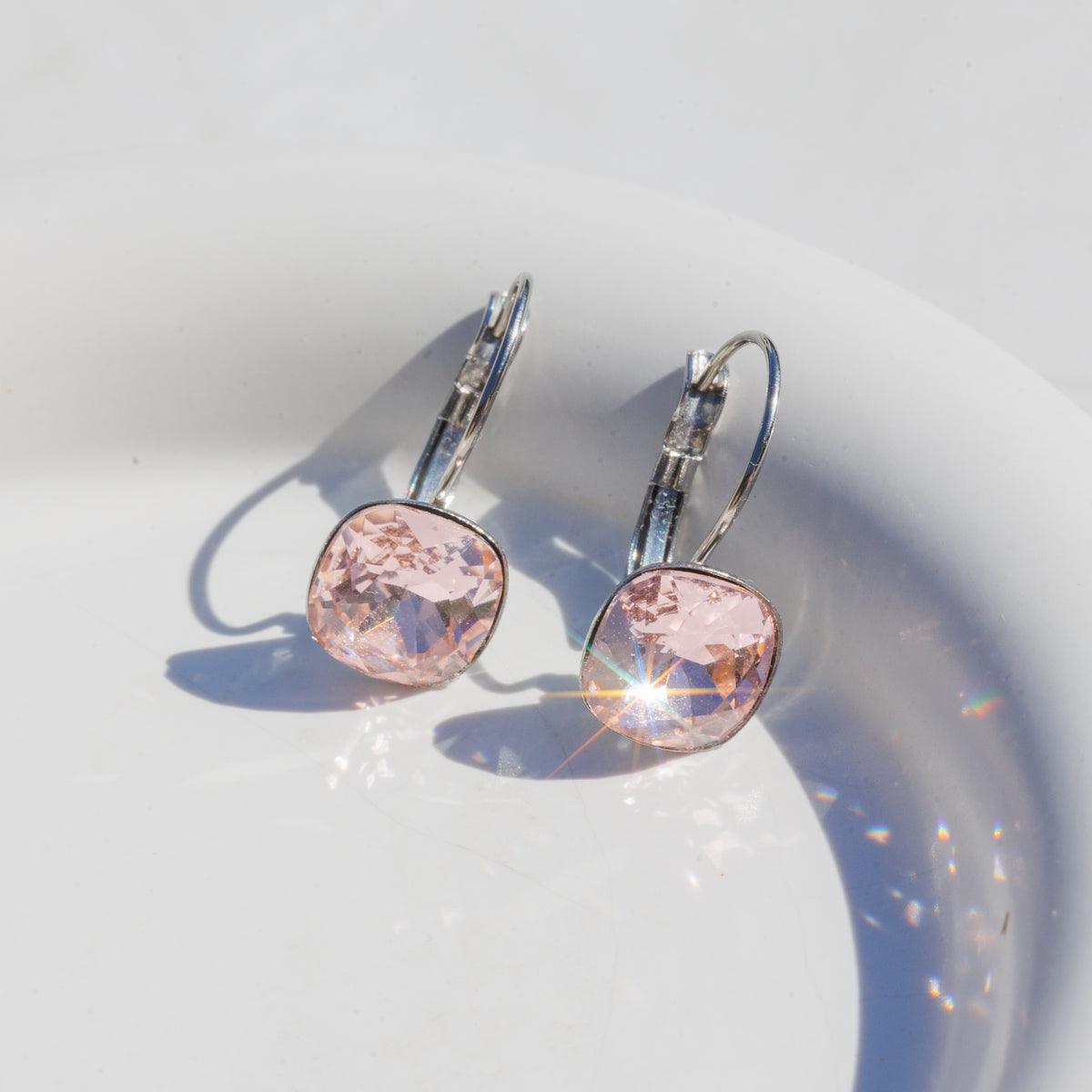 Náušnice s krystaly Preciosa 10 mm | Color Crush