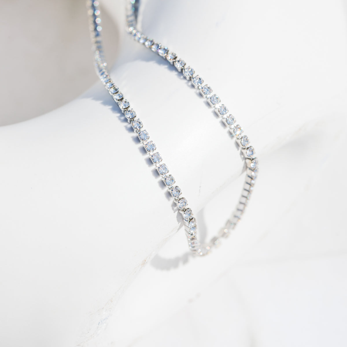 Třpytivý tenisový náhrdelník | Crystal Line