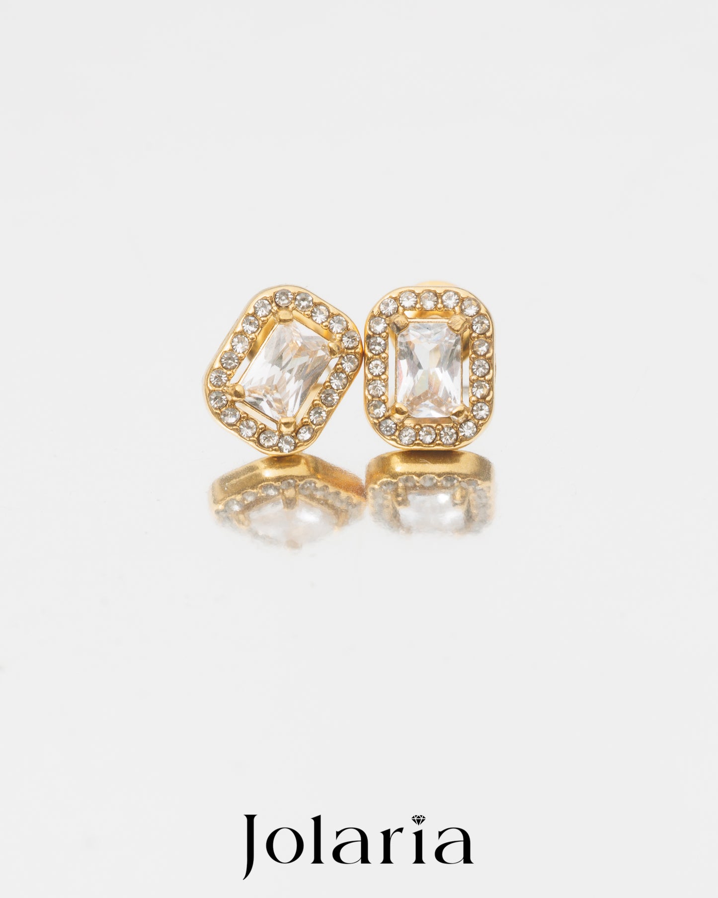 Náušnice Gala, pozlacené