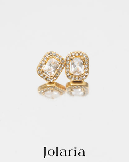 Náušnice Gala, pozlacené