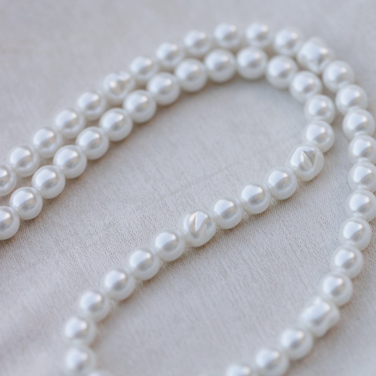Perlový náhrdelník z českých perliček 52cm | Sunday Pearls