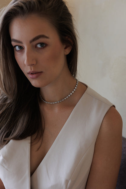 Náhrdelník s oválnými krystaly Diamonds please!