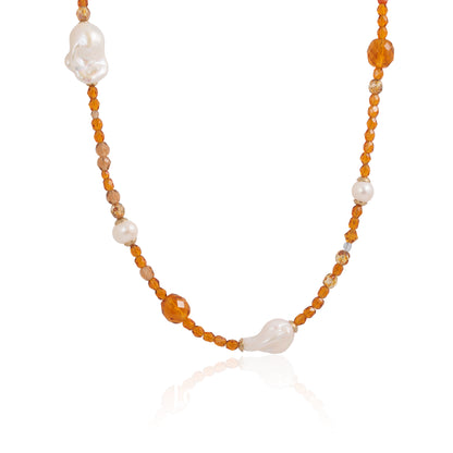 Náhrdelník Golden Hour Pearl s pravými říčními perlami