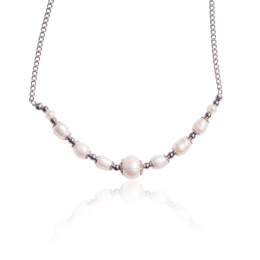 Náhrdelník s říčními perlami - Pearl upgrade