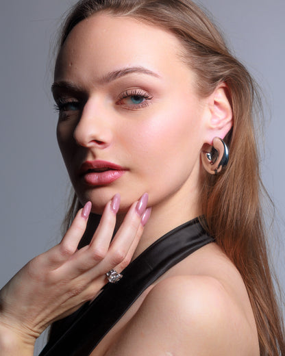 Výrazné náušnice Wave Glow