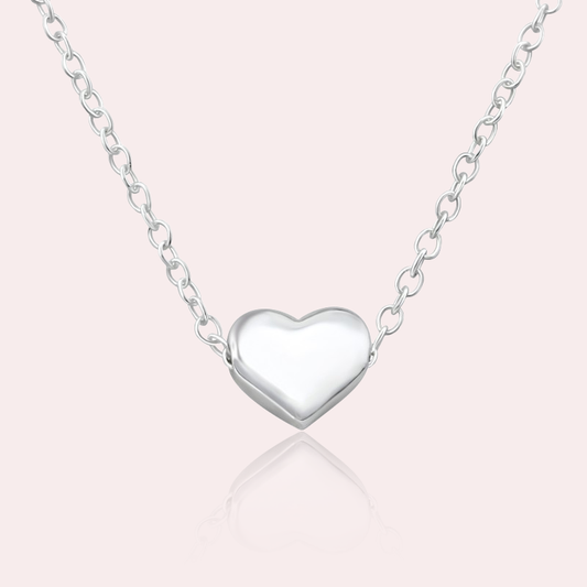 Stříbrný náhrdelník se srdíčkem – Soft Heart Silver Necklace