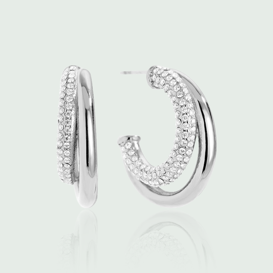 Náušnice Golden Aura hoops