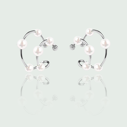 Perlový ear cuff bez piercingu