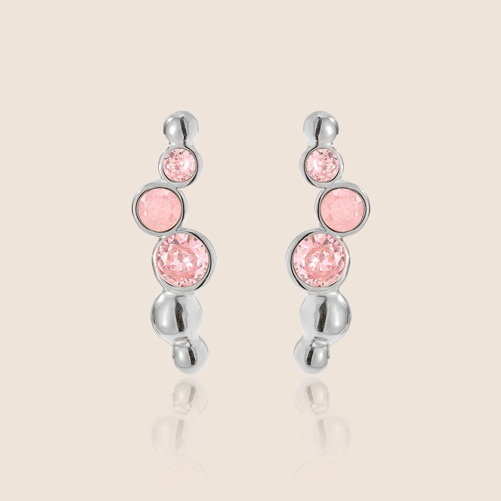 Náušnice pink bubbles