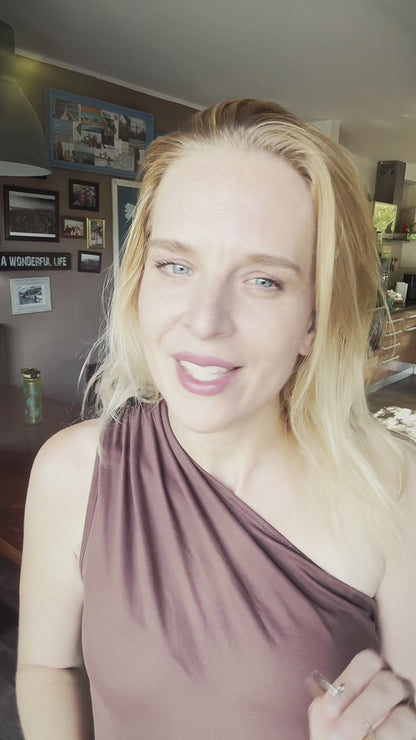 Dvoubarevné kruhové náušnice Glow loop 45 mm, pozlacené