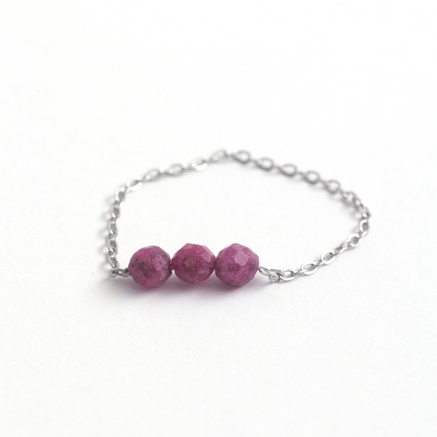 Prsten Odvahy s rubínem