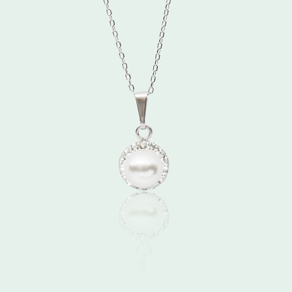 Stříbrný náhrdelník Pearl Glow