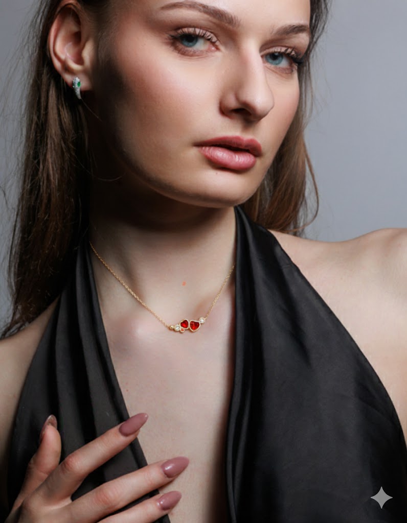 Náhrdelník Two Hearts